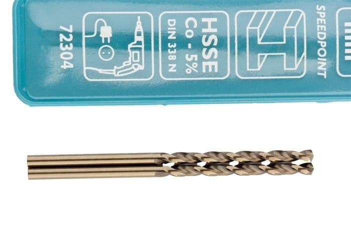 Сверло спиральное по металлу, 2,5 мм, HSS-Co, 2 шт Gross оптом и в розницу на сайте Сталь Крепеж