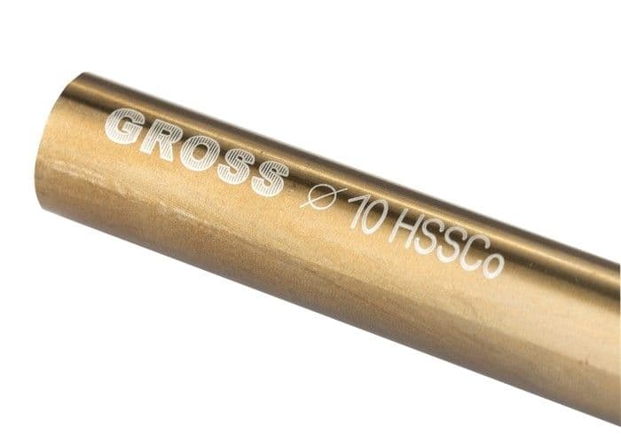 Сверло спиральное по металлу, 10 мм, HSS-Co Gross оптом и в розницу на сайте Сталь Крепеж